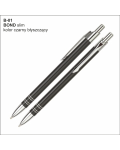 Długopis BOND B-01 czarny