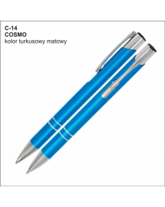 Długopis COSMO C-14 turkusowy