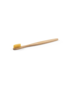 Szczoteczka do zębów z bambusowym korpusem i nylonowym włosiem